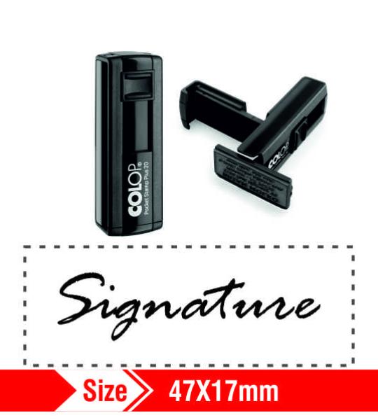 Colop Self ink Pocket Stamp 47x17mm 3