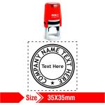 Colop Self Inking Round 13 35X35mm