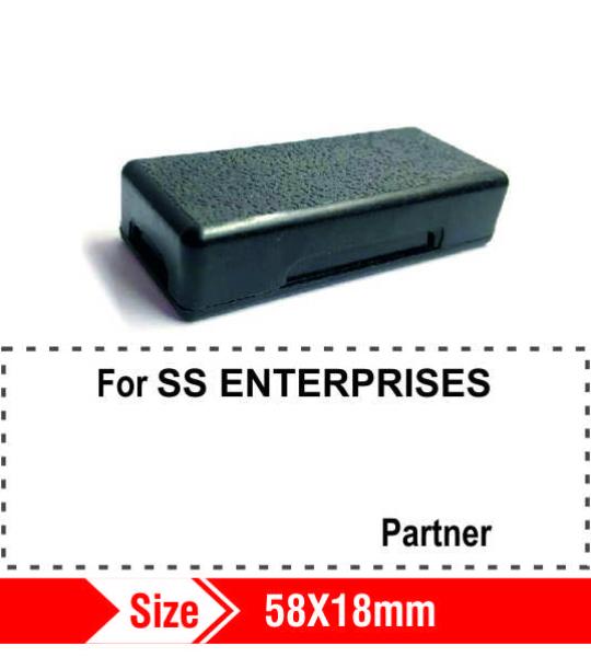 Dura Pocket Stamps 58x18mm 6