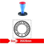 Nylon Rubber Stamp 26x26mm