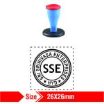 Nylon Rubber Stamp 26x26mm