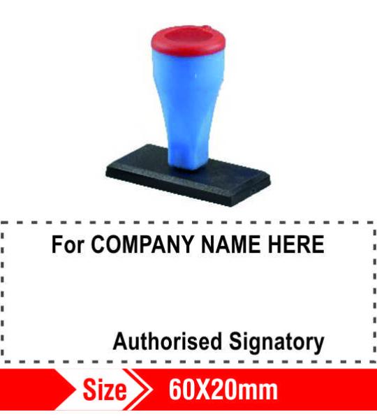 Nylon Rubber Stamp 60x20mm