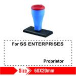 Nylon Rubber Stamp 60x20mm