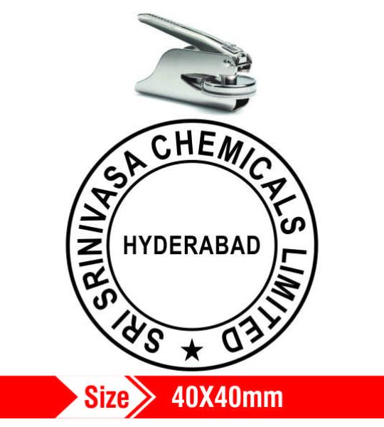 Smart Embosing/Common Seal 40x40mm 3