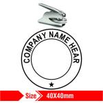 Smart Embosing/Common Seal 40x40mm 5
