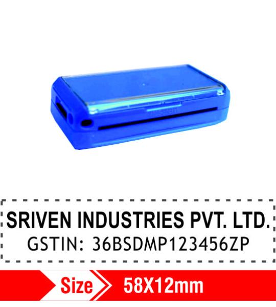 Trodat Pocket preink Stamps 58x12mm 2
