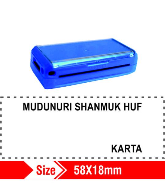 Trodat Pocket preink Stamps 58x18mm 12